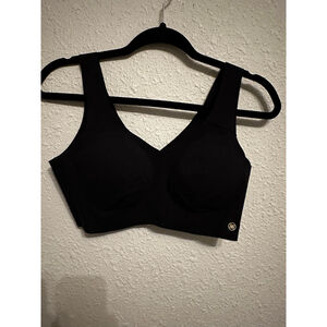 Women's HONEYLOVE V-Neck Bra M Black Gold